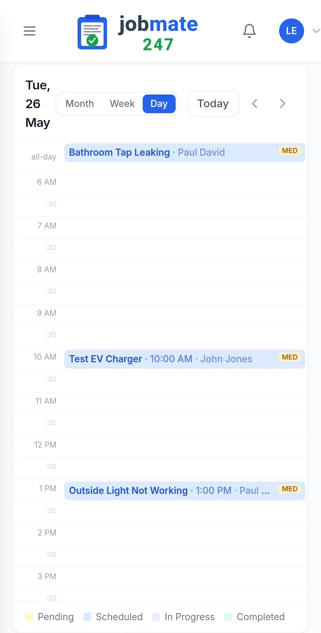 Plan the week